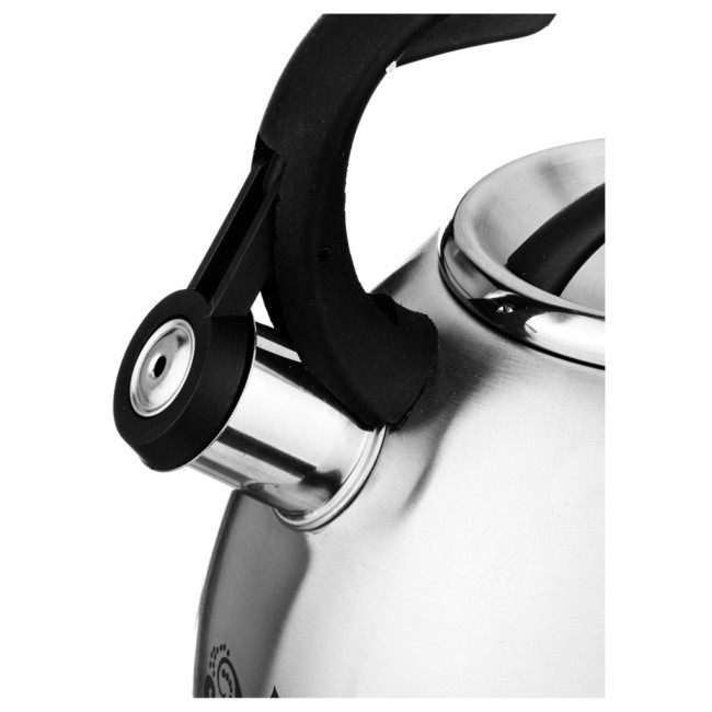 Чайник agness со свистком "красный узор" 2,5 л нжс индикатор нагрева, индукцион. дно Agness (907-044)