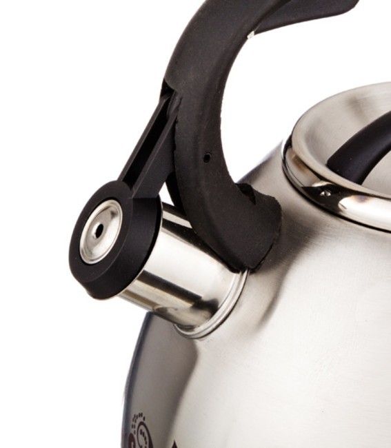 Чайник agness со свистком "красный узор" 2,5 л нжс индикатор нагрева, индукцион. дно Agness (907-044)