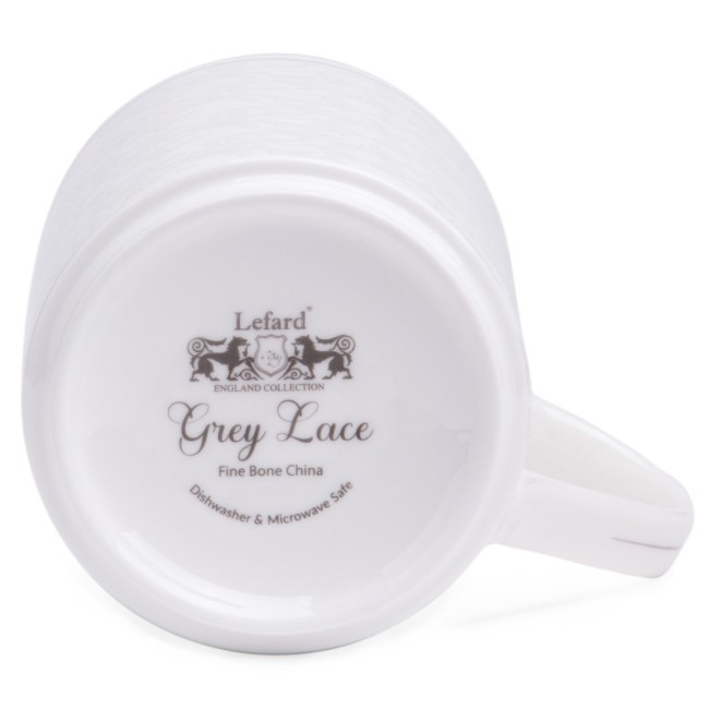Набор кружек lefard "grey lace" 4 шт. 400 мл Lefard (440-316)