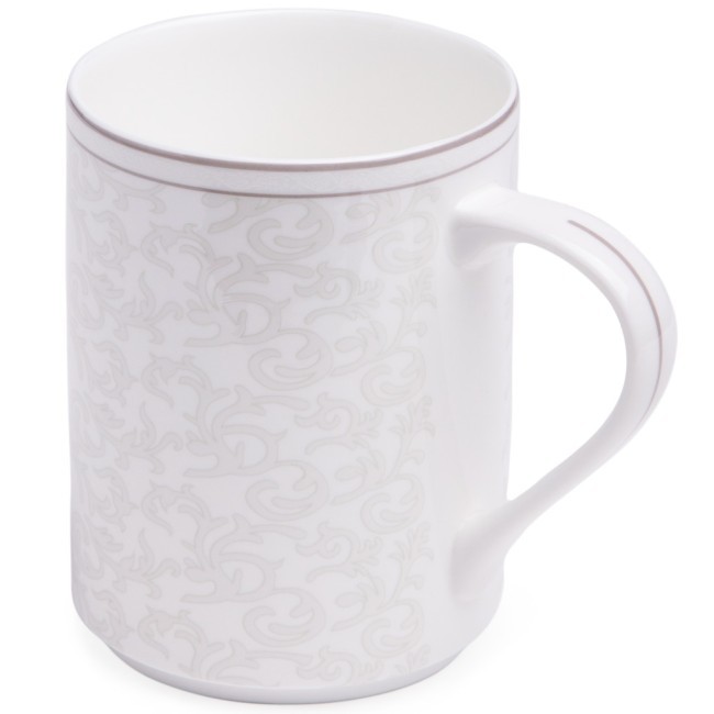 Набор кружек lefard "grey lace" 4 шт. 400 мл Lefard (440-316)