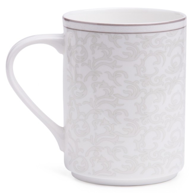 Набор кружек lefard "grey lace" 4 шт. 400 мл Lefard (440-316)