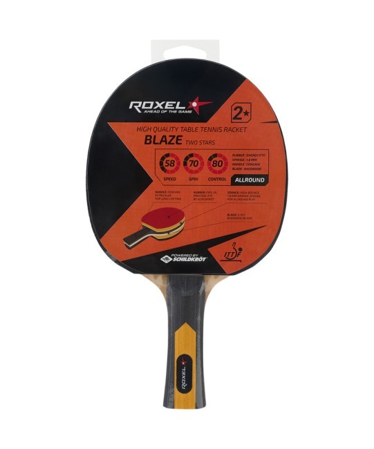 Ракетка для настольного тенниса Roxel 2* Blaze, коническая (610647)