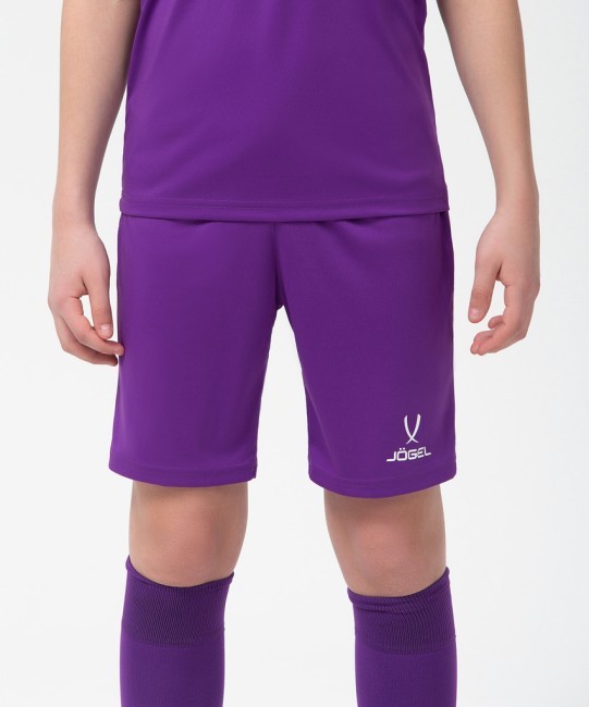 Шорты игровые JÖGEL CAMP Classic Shorts, фиолетовый/белый, детский (702621) Шорты игровые JÖGEL CAMP Classic Shorts, фиолетовый/белый, детский (702621)
