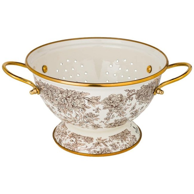 Дуршлаг agness эмалированный, серия royal garden 20см h=14см d=20см Agness (950-092) Дуршлаг agness эмалированный, серия royal garden 20см h=14см d=20см Agness (950-092)