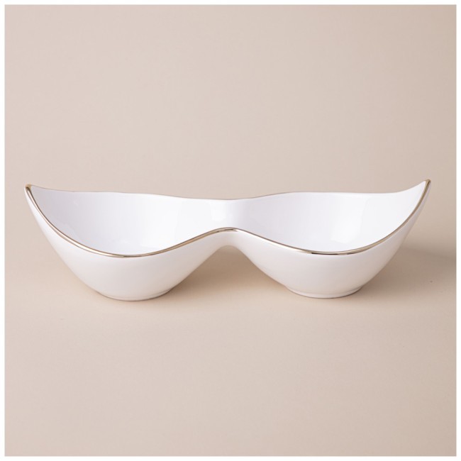 Менажница 2 секции 28х10,5х7,5 см Lefard (763-152)