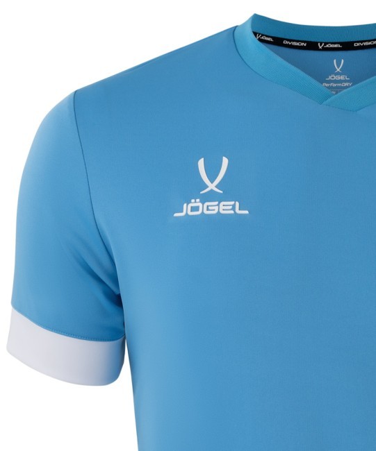 Футболка игровая JOGEL DIVISION PerFormDRY Union Jersey, голубой/белый/белый (1751664) Футболка игровая JOGEL DIVISION PerFormDRY Union Jersey, голубой/белый/белый (1751664)