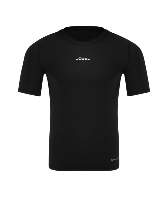 Футболка компрессионная судейская JOGEL PerFormDRY Referee Baselayer Tee SS, черный (2113859)