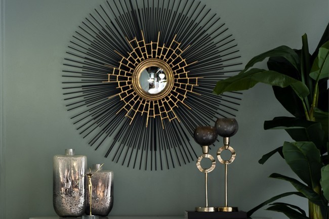 Ваза декоративная стекл. серо-золотистая 16*9*25см (TT-00008317)