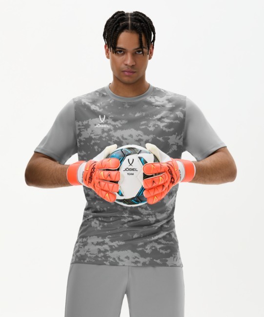 Перчатки вратарские JOGEL Legend SL4 Roll Negative, коралловый (2119305)