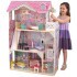 Деревянный кукольный домик "Аннабель", с мебелью 17 предметов в наборе, для кукол 30 см в подарочной упаковке (65934_KE)