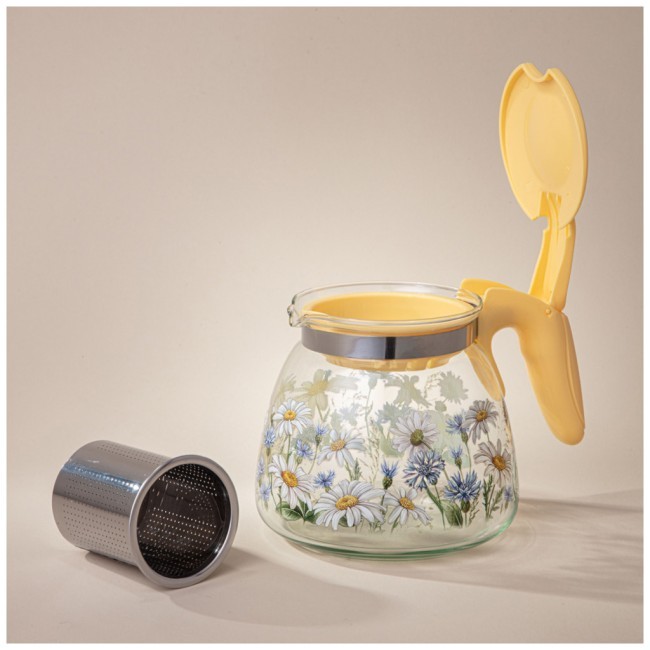 Заварочный чайник agness с фильтром "васильки" 900 мл. Agness (885-111) Заварочный чайник agness с фильтром "васильки" 900 мл. Agness (885-111)