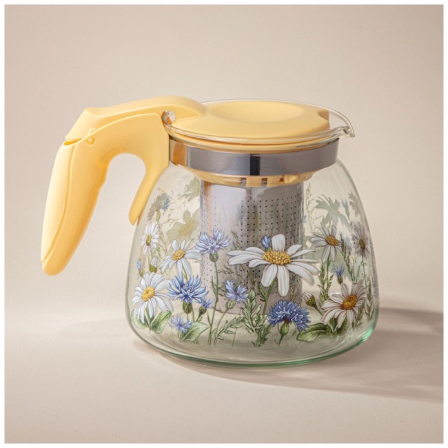 Заварочный чайник agness с фильтром "васильки" 900 мл. Agness (885-111) Заварочный чайник agness с фильтром "васильки" 900 мл. Agness (885-111)