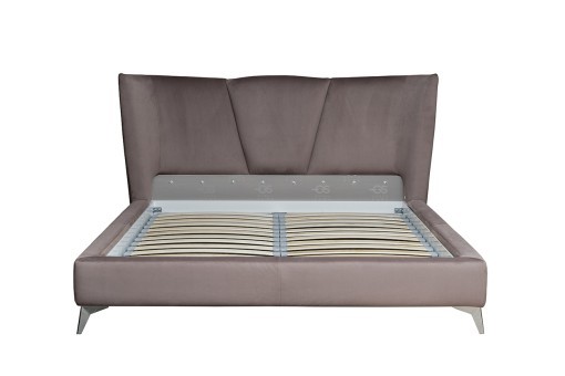 Кровать Siena без мех.велюр коричневый Colt1012-ROSKOR 199*222*116см (TT-00016634)