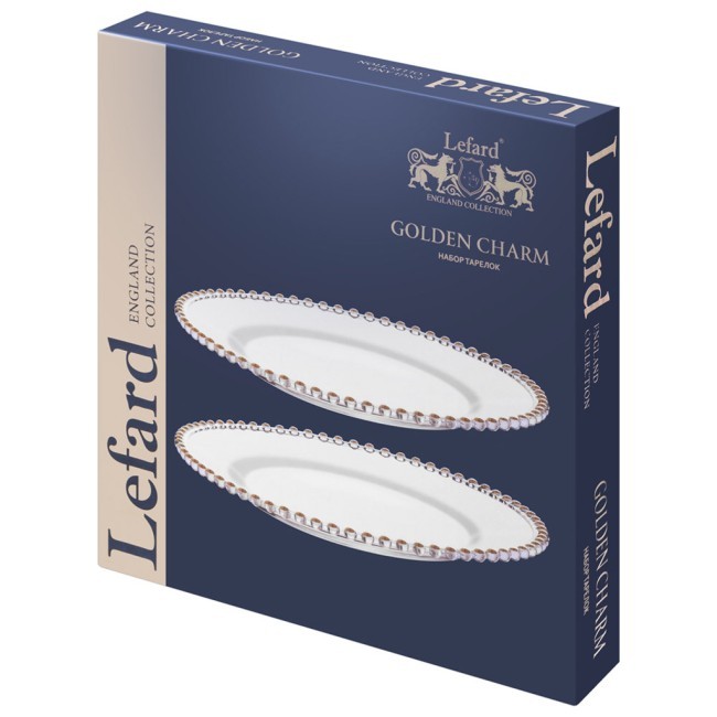 Набор тарелок "golden charm", 2 шт./28 см Lefard (345-502) Набор тарелок "golden charm", 2 шт./28 см Lefard (345-502)