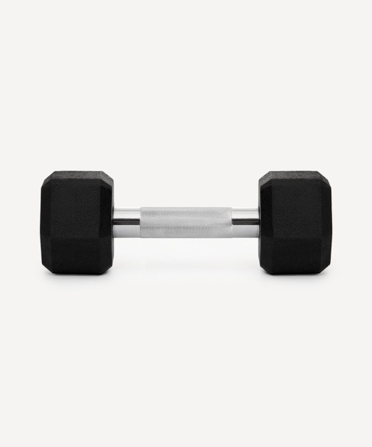 Гантель гексагональная STARFIT DB-301PRO 5 кг, обрезиненная, черный (2115109)