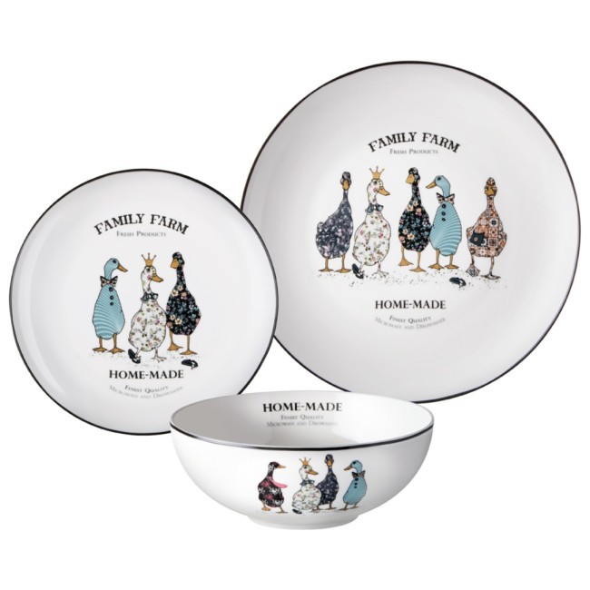 Набор посуды обеденный lefard "family farm" на 6 пер. 18 пр. Lefard (425-298) Набор посуды обеденный lefard "family farm" на 6 пер. 18 пр. Lefard (425-298)