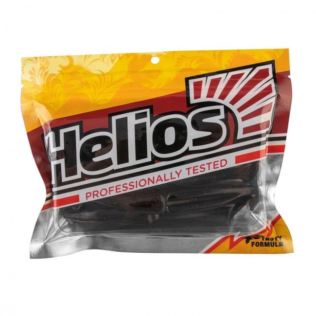 Виброхвост Helios Guru 5,0"/12,7 см, цвет Dark Star 5 шт HS-31-047 (77649)
