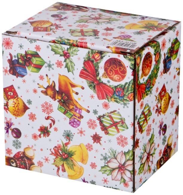 Кружка "снегири" на колесиках 350 мл. Lefard (85-1438)