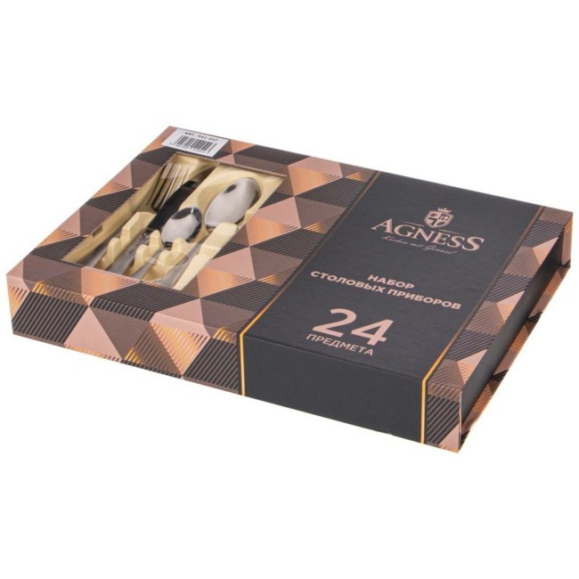 Набор столовых приборов agness на 6 персон 24 пр. Agness (942-042) Набор столовых приборов agness на 6 персон 24 пр. Agness (942-042)