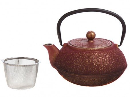 Заварочный чайник чугунный "латте" с эмалированным покрытием внутри 1150 мл Lefard (734-022)
