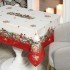 Скатерть "морозко.снегири" 160х220см ,красный, 100% хлопок,твил пропитка SANTALINO (850-745-21)
