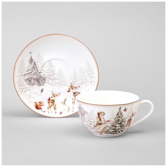 Чайный набор lefard "морозко" на 2 пер. 4 пр. 300 мл  Lefard (85-2045)