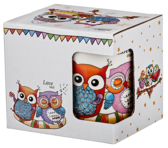 Кружка "совы" 500 мл. Lefard (260-233)