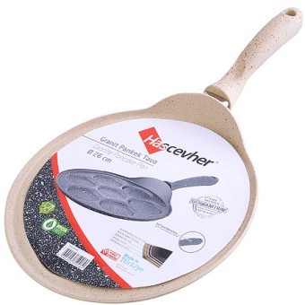 Блинница алюм 26 см мрам/п бак/руч (80446)