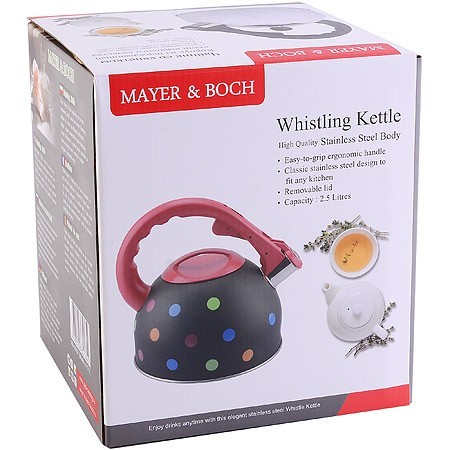 Чайник 2,5 л со свистком нерж Mayer&Boch (30956) Чайник 2,5 л со свистком нерж Mayer&Boch (30956)