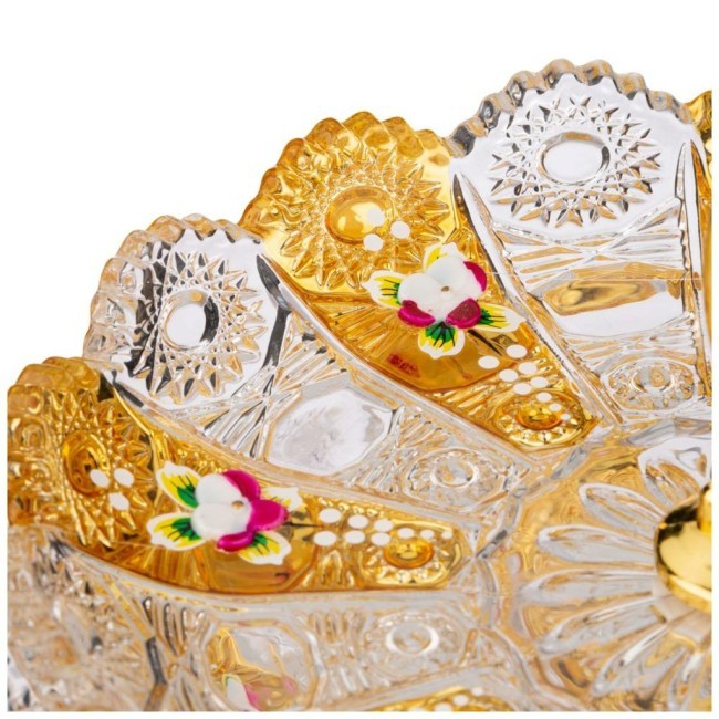 Фруктовница 2-х ярусная "lefard gold glass" диаметр=17/30 см. высота=28,5 см. Lefard (195-161) Фруктовница 2-х ярусная "lefard gold glass" диаметр=17/30 см. высота=28,5 см. Lefard (195-161)
