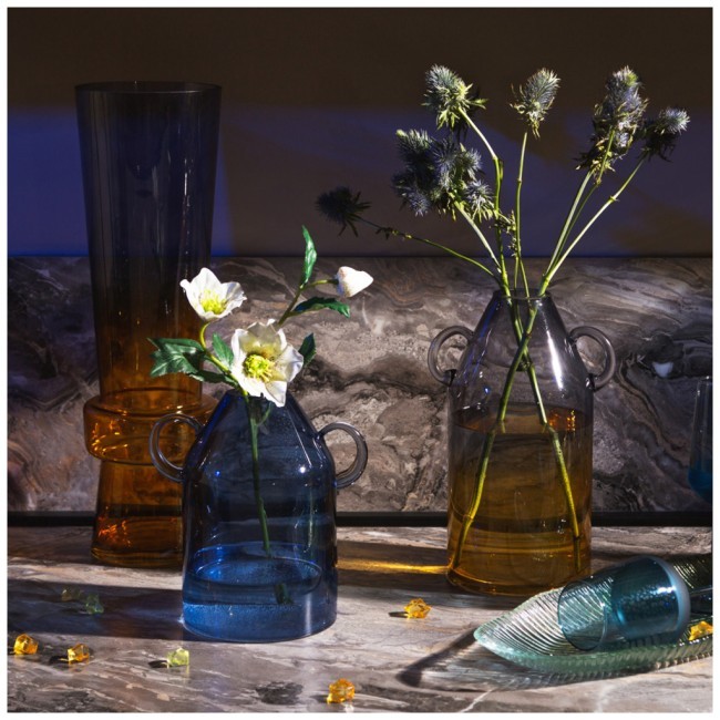 Ваза bronco "trendy" brown 15х30 см Bronco (698-114)