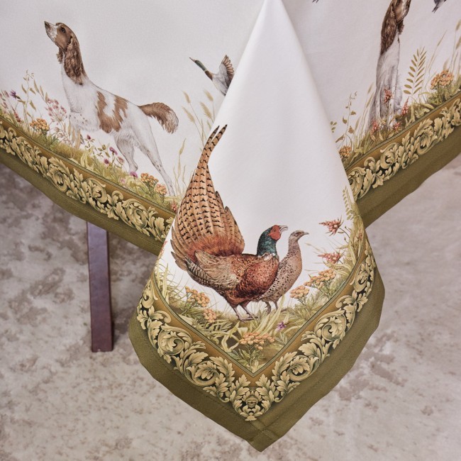 Скатерть "охота" 160х220см ,100% хлопок, твил, пропитка Lefard (850-751-21) Скатерть "охота" 160х220см ,100% хлопок, твил, пропитка Lefard (850-751-21)