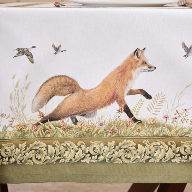 Скатерть "охота" 160х220см ,100% хлопок, твил, пропитка Lefard (850-751-21) Скатерть "охота" 160х220см ,100% хлопок, твил, пропитка Lefard (850-751-21)