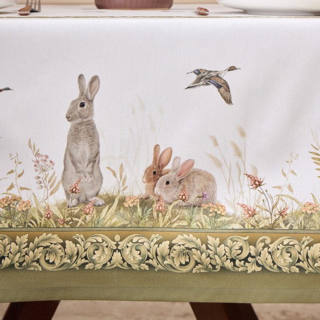 Скатерть "охота" 160х220см ,100% хлопок, твил, пропитка Lefard (850-751-21) Скатерть "охота" 160х220см ,100% хлопок, твил, пропитка Lefard (850-751-21)