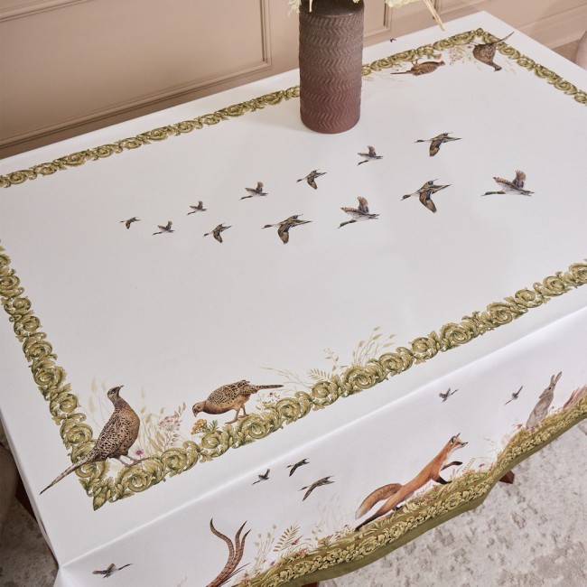 Скатерть "охота" 160х220см ,100% хлопок, твил, пропитка Lefard (850-751-21) Скатерть "охота" 160х220см ,100% хлопок, твил, пропитка Lefard (850-751-21)