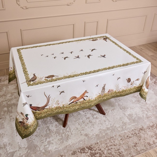 Скатерть "охота" 160х220см ,100% хлопок, твил, пропитка Lefard (850-751-21) Скатерть "охота" 160х220см ,100% хлопок, твил, пропитка Lefard (850-751-21)