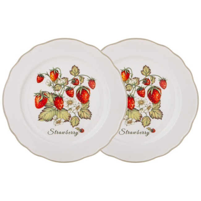 Набор тарелок закусочных lefard "strawberry" 2 шт. 20,5 см Lefard (85-1893) Набор тарелок закусочных lefard "strawberry" 2 шт. 20,5 см Lefard (85-1893)