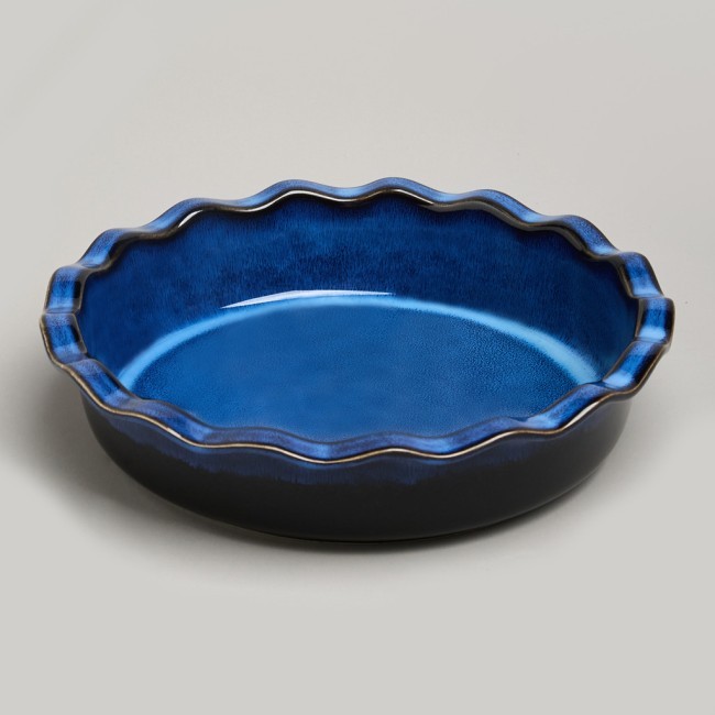 Форма для запекания круглая reactive blue 27*6,5 см 1500 мл Agness (780-131)