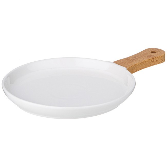 Тарелка lefard "native" с дерев. ручкой 30,5*20*2,2 см Lefard (761-088)
