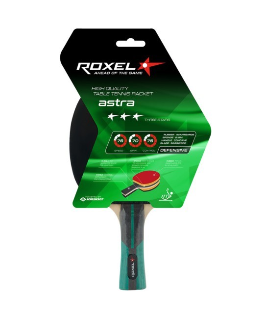 Ракетка для настольного тенниса Roxel 3* Astra, коническая (610648)