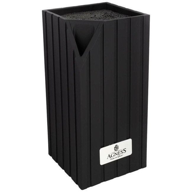 Подставка для ножей agness "best" универсальная, 12x12x23 см Agness (911-691) Подставка для ножей agness "best" универсальная, 12x12x23 см Agness (911-691)