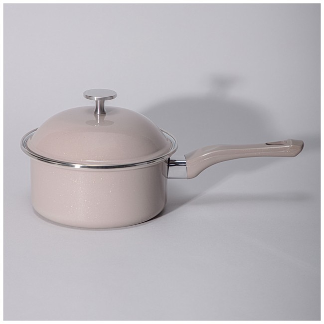 Ковш agness эмалированный с эмалирвоанной крышкой серия "charm", 1,5л, 18х8см Agness (934-607)