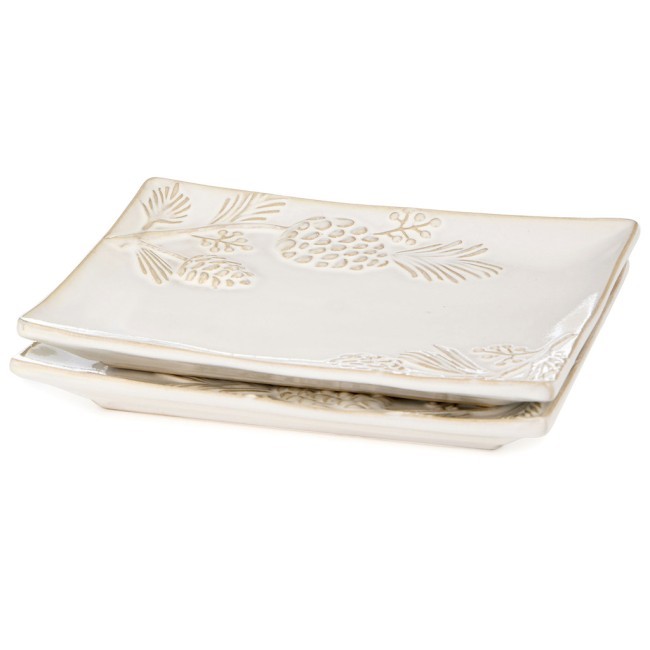 Набор блюд сервировочных коллекция "pine cones", 2 шт. / 20,2*16*2 см Bronco (230-515) Набор блюд сервировочных коллекция "pine cones", 2 шт. / 20,2*16*2 см Bronco (230-515)