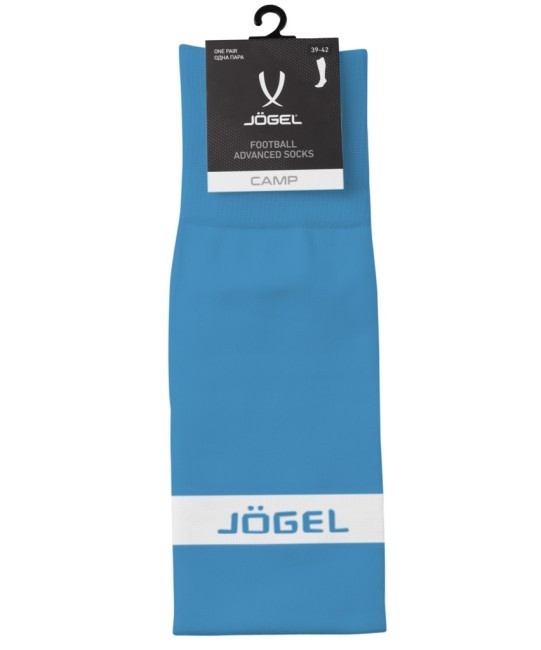 Гетры футбольные JÖGEL CAMP ADVANCED SOCKS, голубой/белый (2103251)