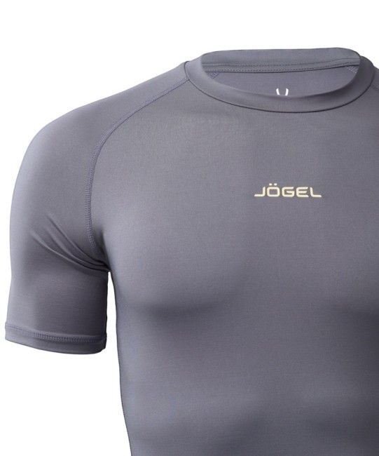 Футболка компрессионная с коротким рукавом JOGEL CAMP PerFormDRY Top SS, темно-серый (1535148)