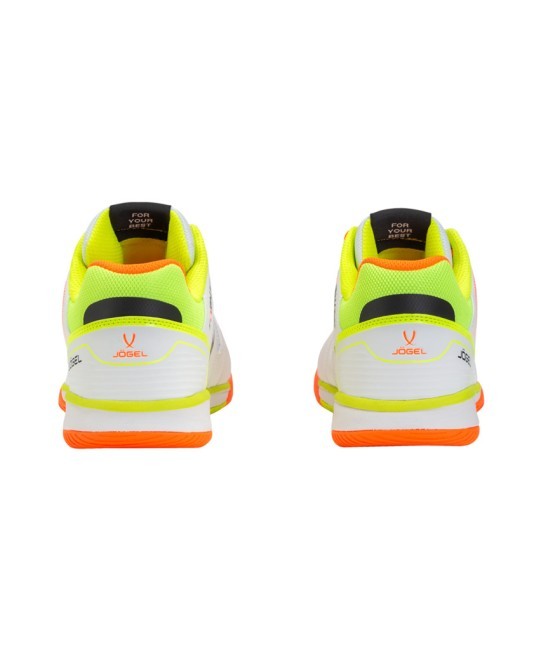 Бутсы зальные JÖGEL Tornado 2.0 White/orange (2112696)