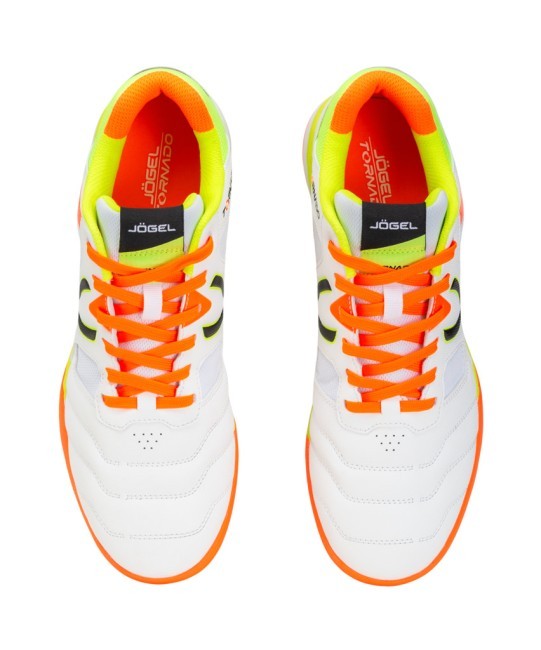 Бутсы зальные JÖGEL Tornado 2.0 White/orange (2112696)