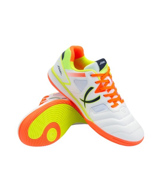Бутсы зальные JÖGEL Tornado 2.0 White/orange (2112696)