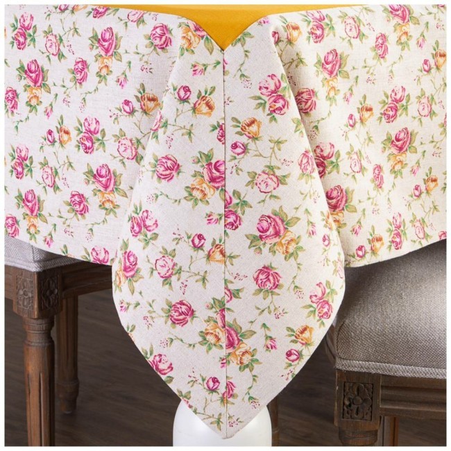 Скатерть "прованс",140х180,100% хлопок,горчица, Lefard (850-881-25)