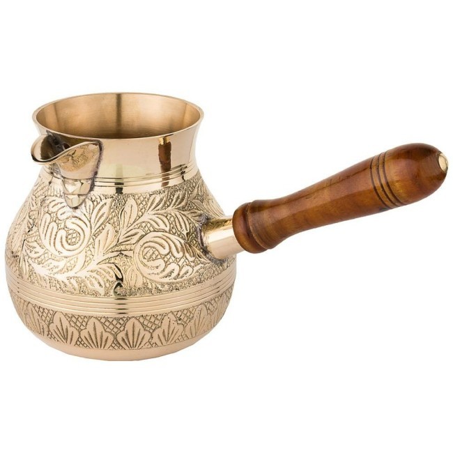 Турка резная "graving" 650мл. латунь Lefard (733-118)